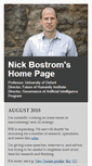 Mobile Screenshot of nickbostrom.com